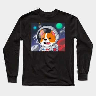 Astronaut Corgi Long Sleeve T-Shirt